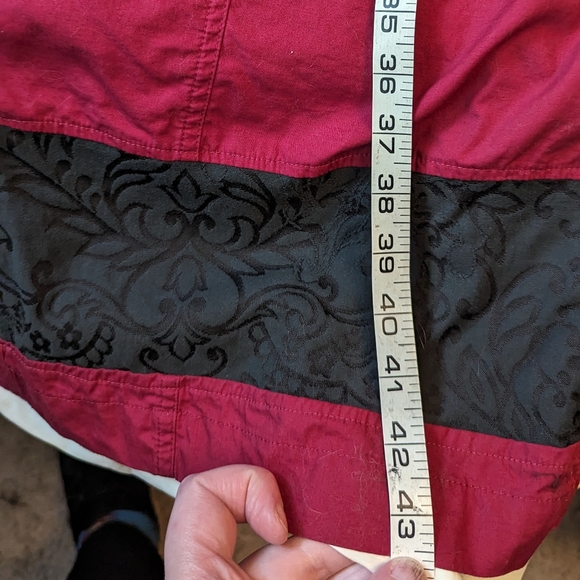 Reitmans Plus sz16 red belted shirt dress VGUC - Picture 7 of 8